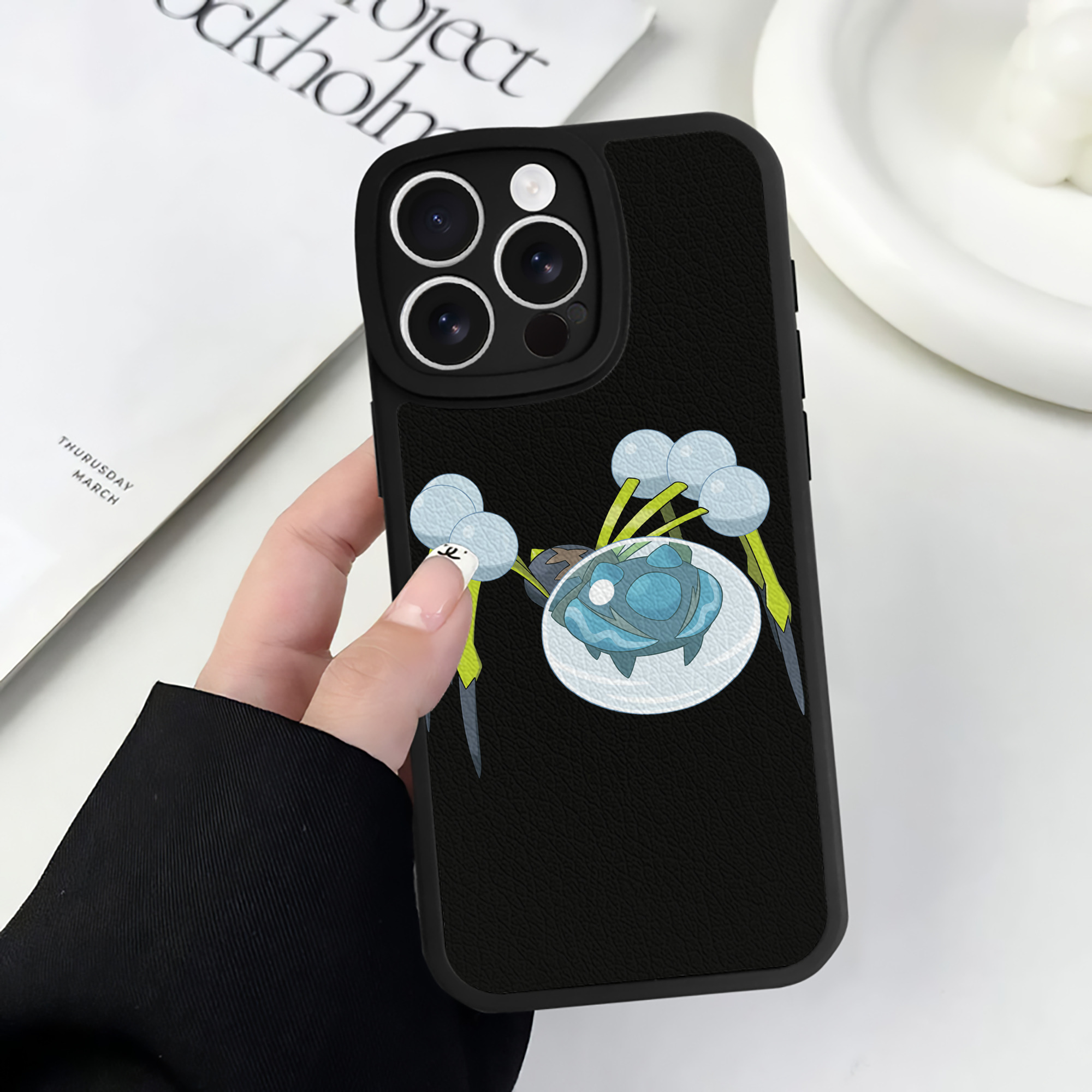 （画像用） ポケットモンスター Pokémon 【iPhone 16シリーズ対応】シリコンスマホケース（レザー調） 材質：シリコン